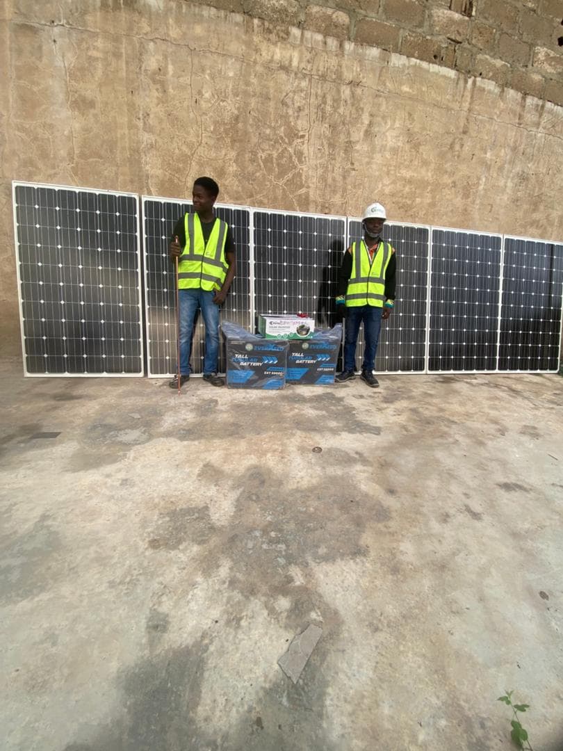 Team working together on laptop