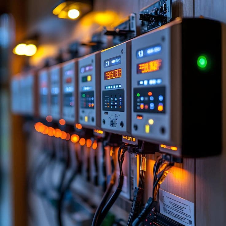 Team working together on laptop