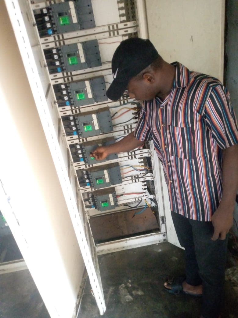 Team working together on laptop